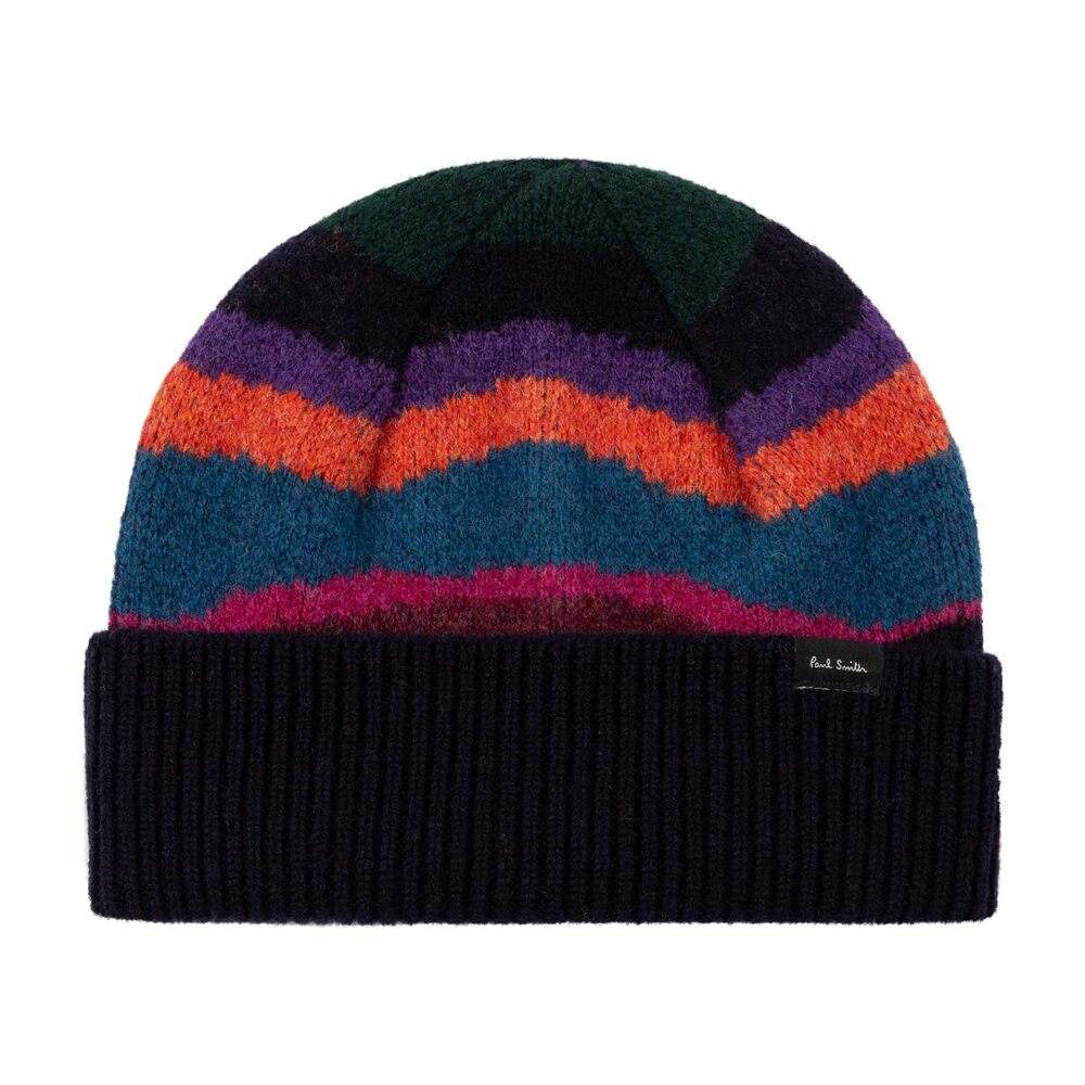 9901 PS Paul Smith Swirl Beanie, Navy
